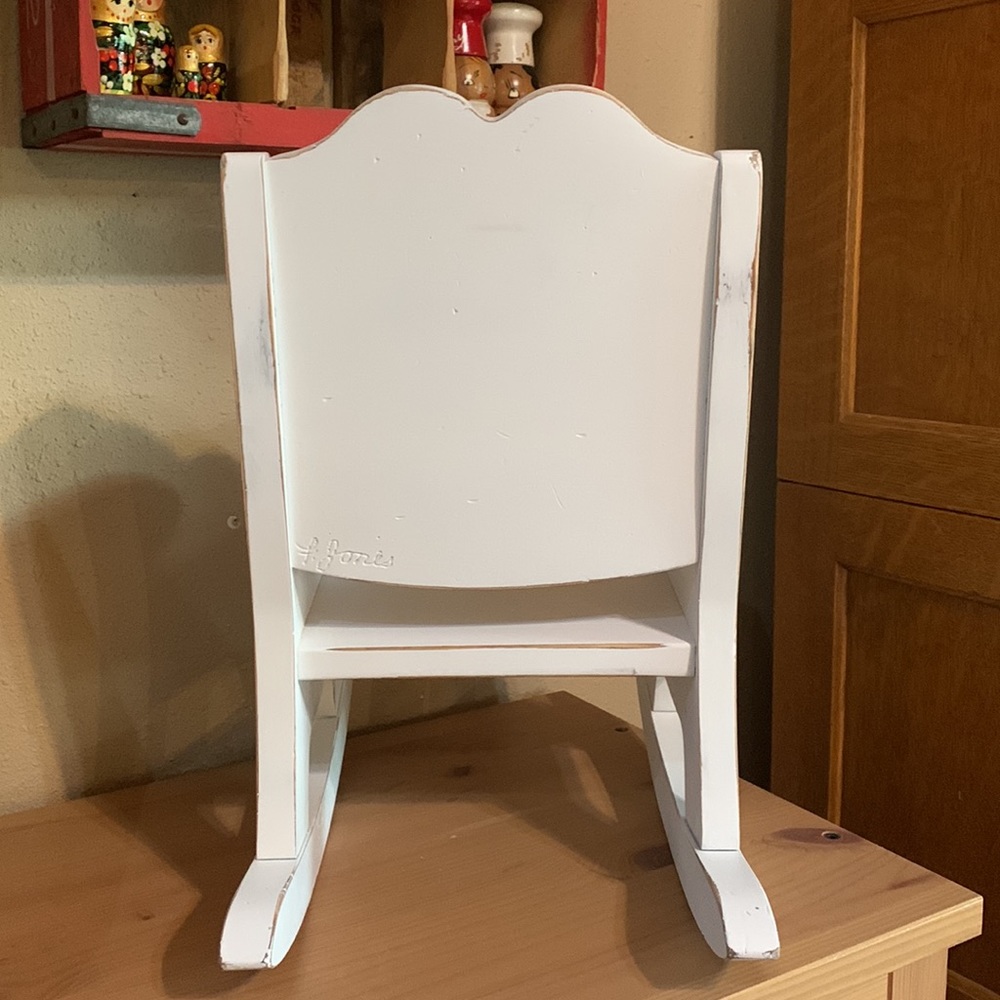 Handmade Kids or Doll Rocking Chair - Picture 3 of 4